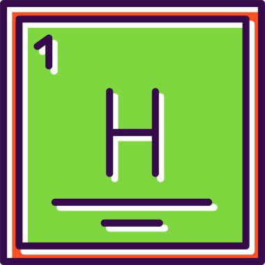 Basit simge, vektör illüstrasyonu