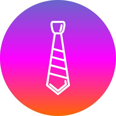 Kravat. Web simgesi basit tasarım