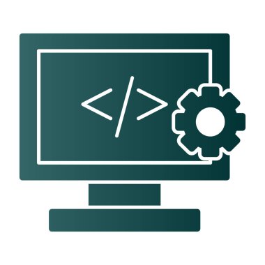 Web tasarım geliştirme simgesi 