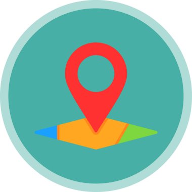 konum pin konum simgesi, vektör arkaplan 