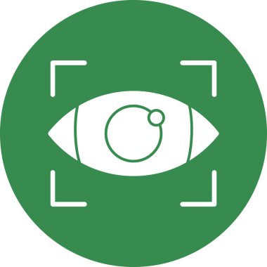 Göz simgesi vektör illüstrasyonu