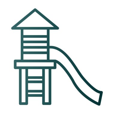 Merdiven vektör satırı simgesi