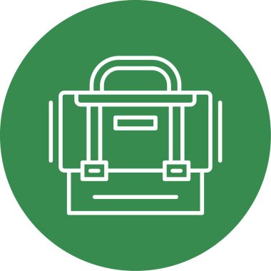  Evrak Çantası'nı web simge vektör çizim 