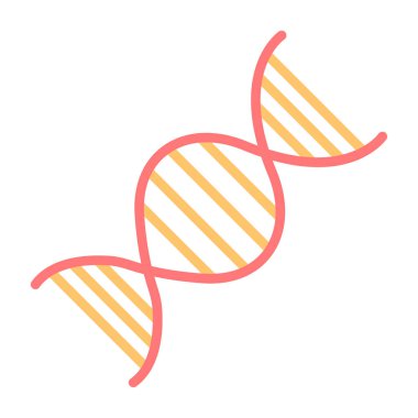 dna. Web simgesi basit illüstrasyon 