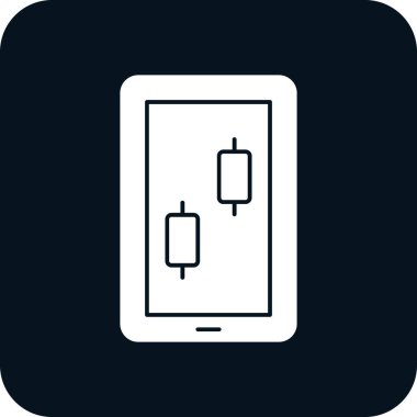 Arkaplanda akıllı telefon simgesi izole edildi. Web sitesi, uygulama, cep telefonu sembolü ve akıllı telefon logosu için son moda telefon şablonu