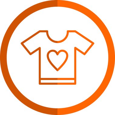 t-shirt simgesi, vektör illüstrasyonu basit tasarım