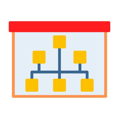 ağ simgesi vektör işareti