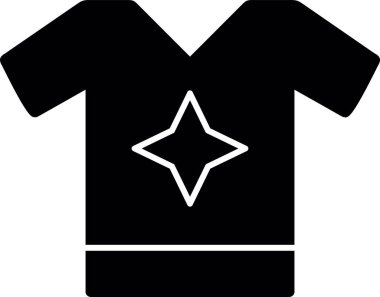 t-shirt simgesi, vektör illüstrasyonu basit tasarım