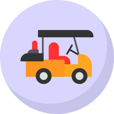 golf. Web simgesi basit illüstrasyon