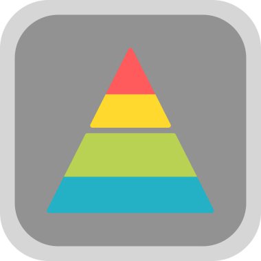 Piramit simgesinin vektör çizimi