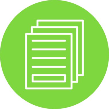 belge simgesi vektör illüstrasyonu