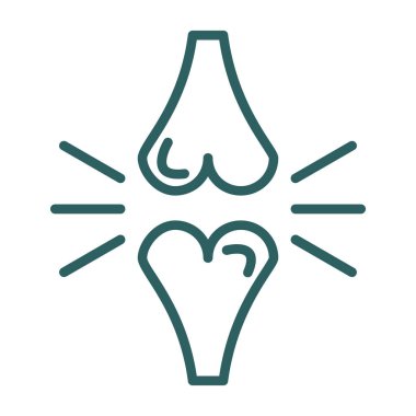 Bir kalp simgesinin vektör illüstrasyonu