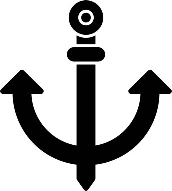 Çapa. Web simgesi basit illüstrasyon 