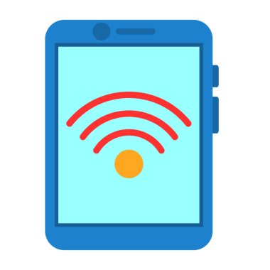 Arkaplanda akıllı telefon simgesi izole edildi. Web sitesi, uygulama, cep telefonu sembolü ve akıllı telefon logosu için son moda telefon şablonu