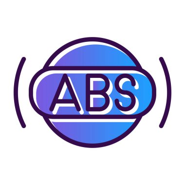 Vektör işareti. dijital simge.