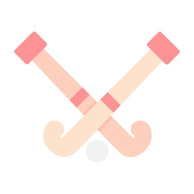 Modern Hokey simgesinin vektör çizimi                          