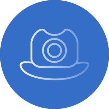 hat simgesi, vektör illüstrasyonu basit tasarım