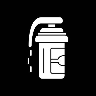 Pepper spray icon, vector illustration