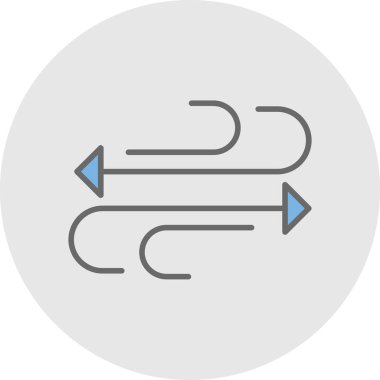 vektör ok simgesi illüstrasyonu