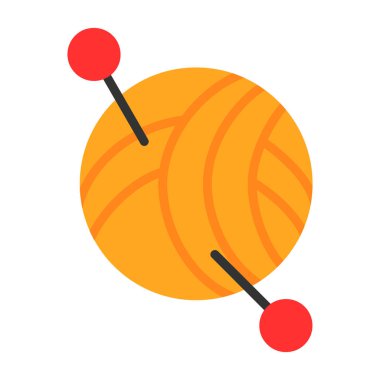 Top. Web simgesi basit illüstrasyon