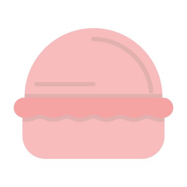 Makaronlar pasta web simgesi, vektör illüstrasyonu 