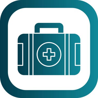 ilk yardım kiti vektör simgesi 
