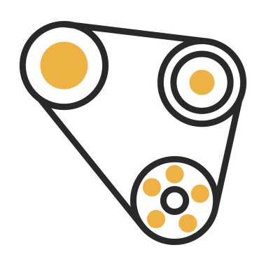 Pizza ikonu vektör illüstrasyonu