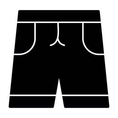 Modern Shorts simgesi, vektör illüstrasyonu basit tasarım