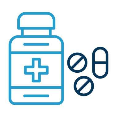 Haplar. Web simgesi basit illüstrasyon