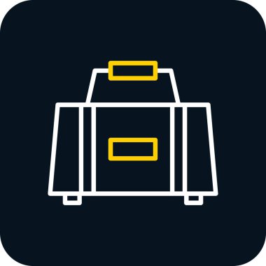 Seyahat simgesinin vektör illüstrasyonu