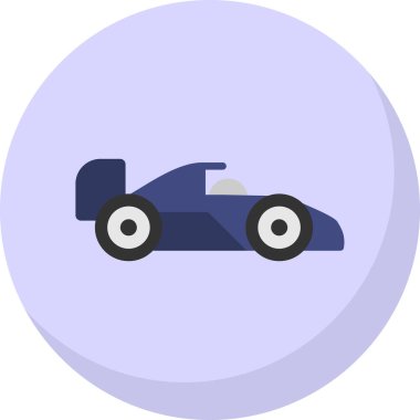 Formula 1 web simgesi basit tasarım