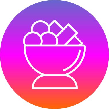 Gıda simgesinin vektör illüstrasyonu