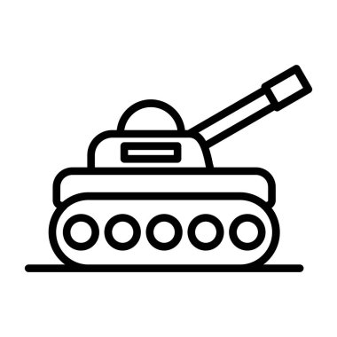 Askeri tank simgesi, taslak biçimi