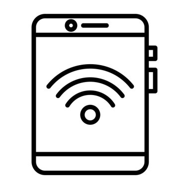 wifi simgesi vektör illüstrasyonu