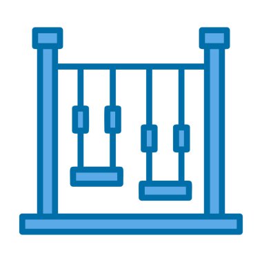 çit vektörü ince çizgi simgesi