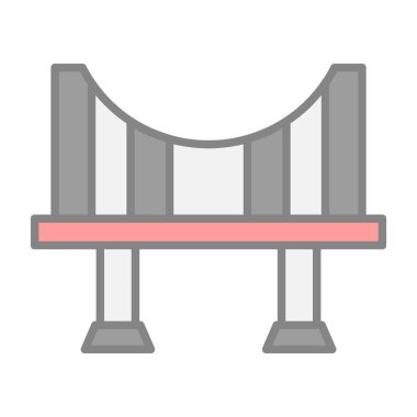 bariyer simgesi vektör illüstrasyonu