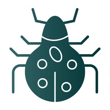 Böcek. Web simgesi basit illüstrasyon 