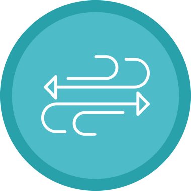 Yön. Web simgesi basit tasarım