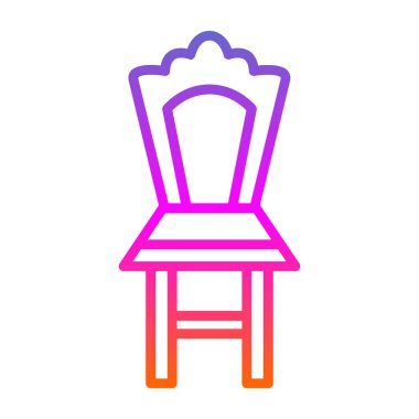 sandalye modern vektör simgesi