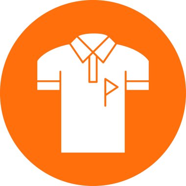 tshirt simgesi vektör illüstrasyonu