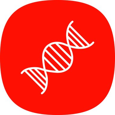 dna. Web simgesi basit illüstrasyon 