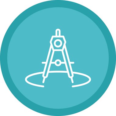 Pusula. Web simgesi basit illüstrasyon 