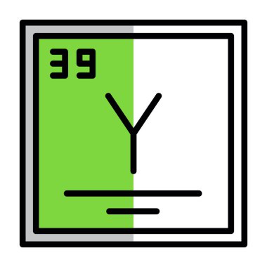 Bir takvim simgesinin vektör illüstrasyonu