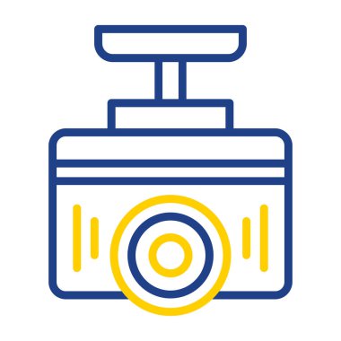 Kamera. Web simgesi basit illüstrasyon