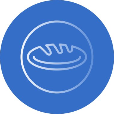 Ekmek. Web simgesi basit illüstrasyon                