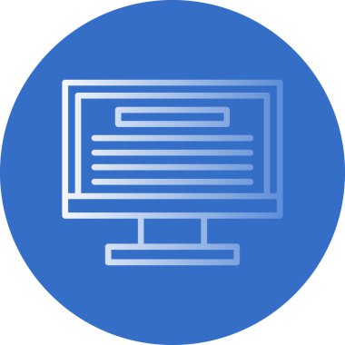 Web simgesini basit illüstrasyonla izle 