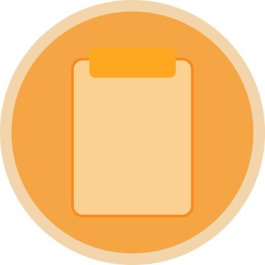 Belge. Web simgesi basit illüstrasyon