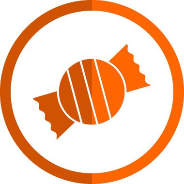 Şeker ikonu, web basit illüstrasyon