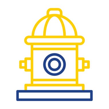 itfaiye musluğu simgesi, vektör illüstrasyonu 