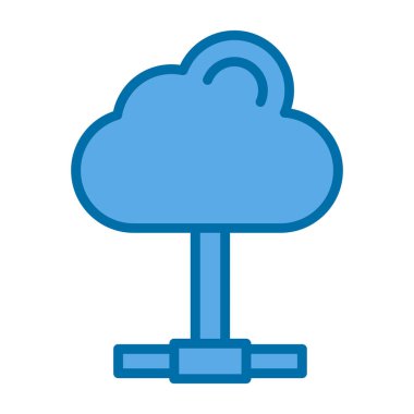 Bulut hesaplama. Web simgesi 